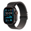 Apple Watch Ultra 2 (2024) 49mm Black Titanium Case with Black Titanium Milanese Loop