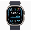 Apple Watch Ultra 2 (2024) 49mm Natural Titanium Case with Ocean Band Navy