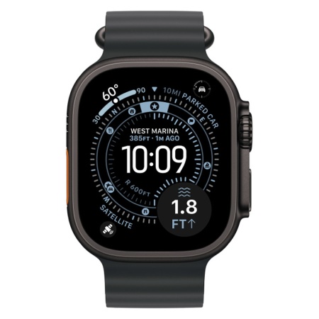Apple Watch Ultra 3 (2025) 49mm Black Titanium Black Ocean Band